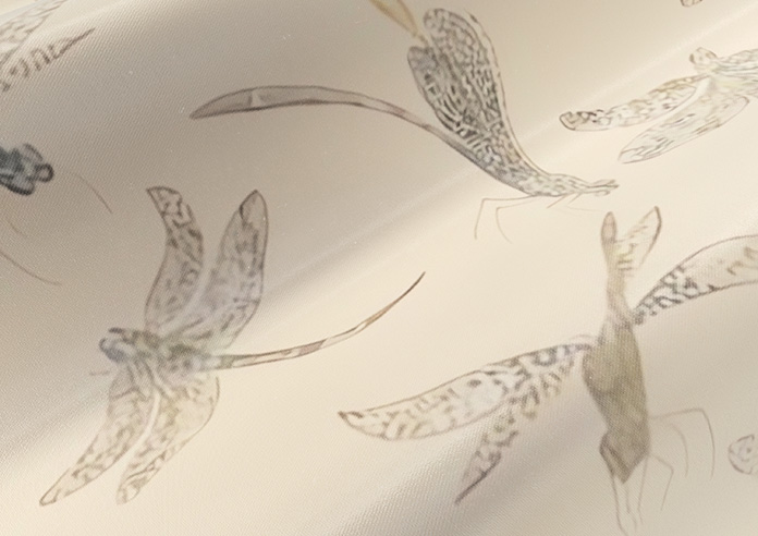 Dragonflies, Cream - Roman Blind - Image 4